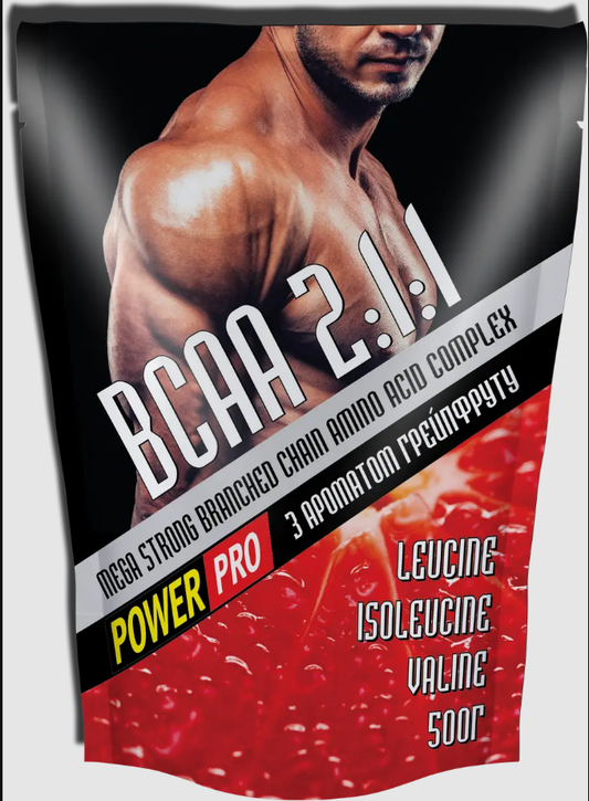 BCAA Mega Strong 2:1:1  Power Pro 500 g cranberry